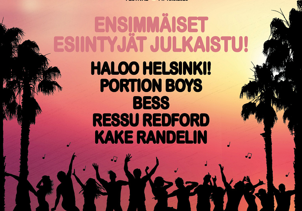 Ensimmäiset kesän 2026 Salo Friends & Music Festivalien esiintyjät julkaistu!